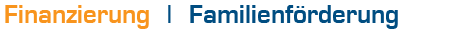 Finanzierung Familienf�rderung